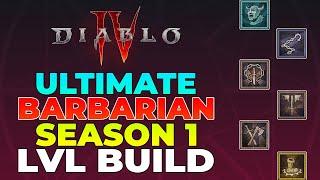 Ultimate Barbarian Season 1 Leveling Build Guide - Diablo 4