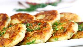 Эту ВКУСНЯТИНУ готовлю из остатков картофельного  Пюре! Котлетки из картошки с жареным луком