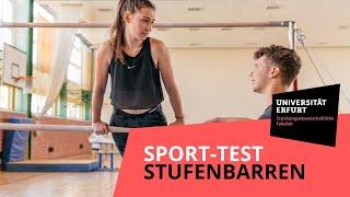 Sportprüfung Lehrvideo: Gerätturnen - Stufenbarren (Frauen)