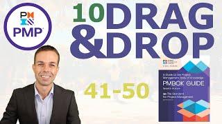 10 Extra Drag and Drop Questions for your PMP Exam (41 to 50)