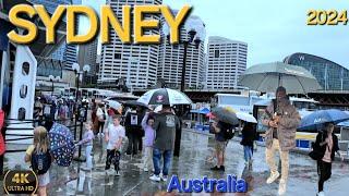 SYDNEY AUSTRALIA | City Walking tour - Darling Harbour to George Street [4K HDR]