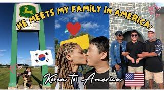 International Couple ️ | His First Time in America & Meeting My Parents  #ambw