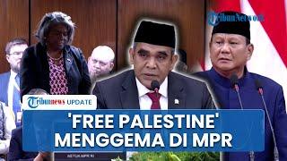 Di Hadapan Utusan Biden, Pekik 'Free Palestine' Menggema di Gedung MPR saat Pelantikan Prabowo