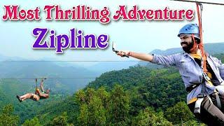 Most Thrilling Adventure Zipline .Borra caves .Araku valley