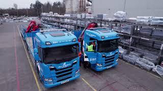 Hill & Smith #Scania vehicles supplied by #Keltruck