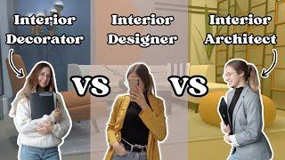 Differences Between Interior Decorator, Interior Designer, and Interior Architect Explained