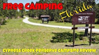 Free Camping: Cypress Creek Preserve, Florida Equestrian & Primitive Campground Review