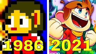 Evolution of ALEX KIDD (1986-2021)