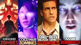 COD Zombies Dark Aether Story ALL Cutscenes! Cold War, Vanguard, MW3 & Black Ops 6 Zombies Cutscenes