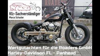 Wertgutachten Harley-Davidson Panhead. Kfz-Gutachter München - Sachverständigenbüro Marco Schuster