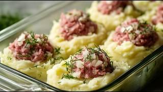 Surprising MINCED MEAT & Potatoes Recipe! ️ Easy and Delicious!