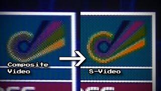 PlayStation 1 Composite and S-Video Cable Comparison