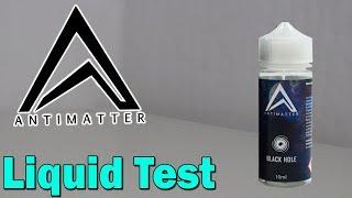 Black Hole | Antimatter | Vanille Rum | Aroma Test