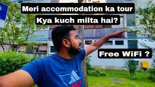 My accommodation tour in croatia   zagreb in hindi.  Kya kuch milta hai apartment mei?