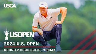 2024 U.S. Open Highlights: Round 2, Midday