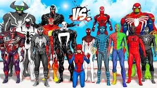 TEAM SPIDERMAN SAVED SPIDER-GIRL | TEAM SPIDER-MAN VS TEAM VENOM