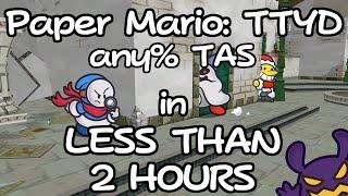 (TAS) Paper Mario: The Thousand-Year Door any% in 1:47:09.03 (Overlay, Commentary)