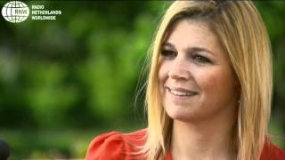 Prinses Maxima praat vrijuit