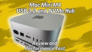 Mac Mini M4 Hub from Minisopuru - SSD Enclosure Test and Review