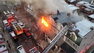 3rd Alarm House Fire with Rescue, Allentown, Pennsylvania - 12.26.24