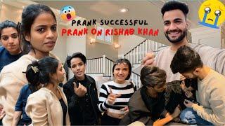 Prank On Rishab Khan part-2  || Prank Successful @chotanawab @cute.shivani.05