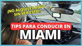 TODO lo que NECESITAS SABER para CONDUCIR en MIAMI LA FLORIDA, Estados Unidos