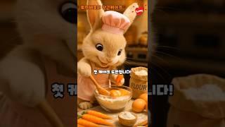 토끼쉐프의 당근케이크 귀욤한도초과 #동물쇼츠 #귀여워 #토끼일상 #잇츠퍼니 #재미있는동물 #힐링영상