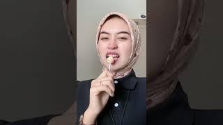 Cantik Cantik Ngemut Permen  #shorts #cantik #hijab #viral