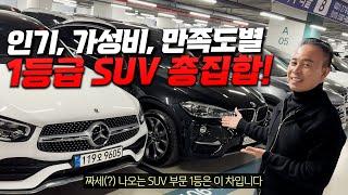 각 부문별 최고의 SUV 시상식이 있겠습니다.