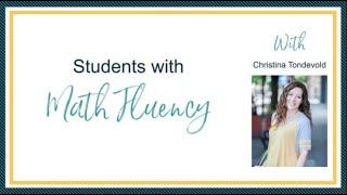 Students with Math Fluency