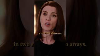 Alicia touched on a police Internal Affairs investigation.The Good Wife S6 E21#shots  #tvshow