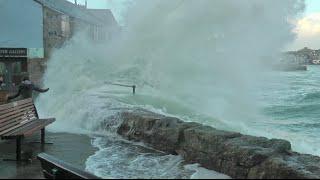 A DRENCHING SLICE OF St IVES - THE LAMBETH WALK v STORM IMOGEN