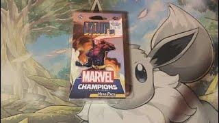 Cyclops Hero Pack Unboxing and First Playthrough Marvel Champions