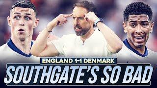 SOUTHGATE IS TERRIBLE! | ENGLAND 1-1 DENMARK MATCH REACTION