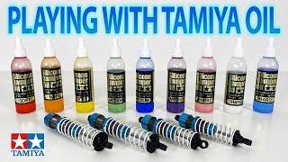 Tamiya DT-03 & DT-02 MS Shocks: Playing with Tamiya Damper Oil!