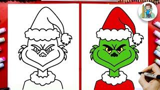 How To Draw The Grinch: Step-by-Step Easy Tutorial!