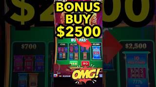 $2500 BUY A BONUS ON DANCING DRUMS GOLDEN DRUMS #shorts #fyp #casino