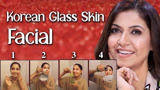 Korean Glass Skin Facial Step By Step -  Ghazal Siddique