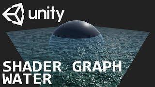 Basic water using Shader Graph in Unity.