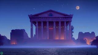 Reaxing Ancient Greek Music & Night River Ambience I | Lyre | music for sleep, meditation, study