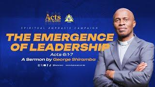 The Emergence of Leadership With Rev.George Shiramba/ Karura CC Online Sermon 5 // 9th March 2025