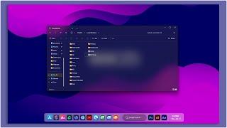 My Professional & Elegant Windows 11 | With Blur Effect
