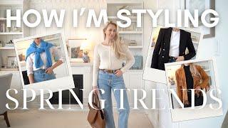 HOW I'M STYLING SPRING TRENDS IN 2024  Feminine Touches, Light Blue, 90's Revival and More