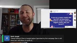 The Most Common Reasons Comic Creators Are NOT Launching Kickstarter Projects...