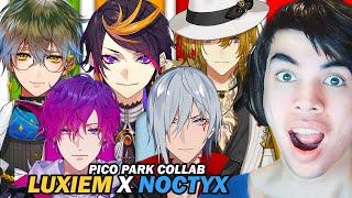 So Luxiem Noctyc (LuxNoc) Pico Park collab happened.. And It Was Hilarious