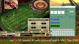 Mutant App | New LIVE play #1 | Improved Algo&MM | online roulette systems | Casino club