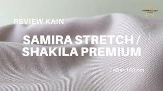 Detail Bahan Kain Samira Stretch (Shakila Premium)