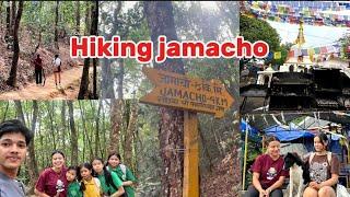 Hiking in jamacho - best destination for hiking ️ |Meera Shrestha| #first experience #vlog83 #fyp
