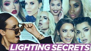 BEAUTY GURU LIGHTING SECRETS! (Tati, James Charles, Nikkie, Jeffree Star and more)