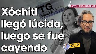 Xóchitl se enredó en mesa Tercer Grado, por ejemplo, al citar un libro que no leyó: Genaro Lozano